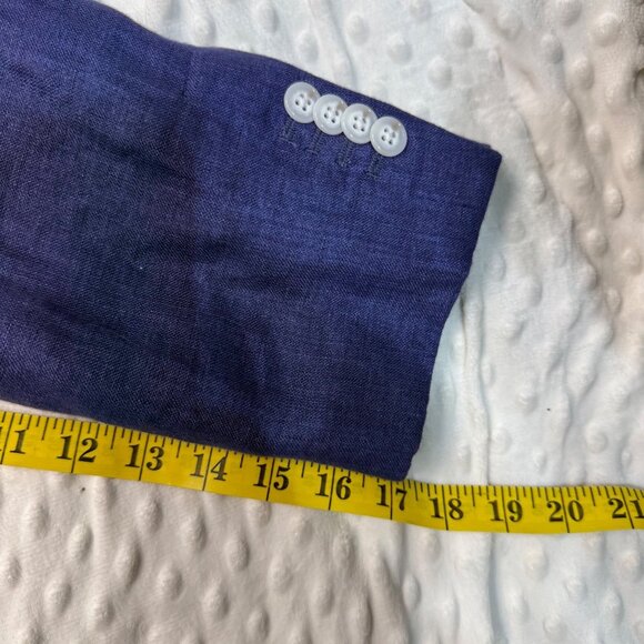 NWT Cremieux Classics Linen Sportcoat Blazer Jacket MENS Size XL Elbow Patches - Picture 8 of 14